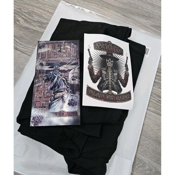 Guapi TShirt Mens 2XL Wanted Dead Or Alive Skeleton Graphic Tee Limited Edition - Picture 10 of 16